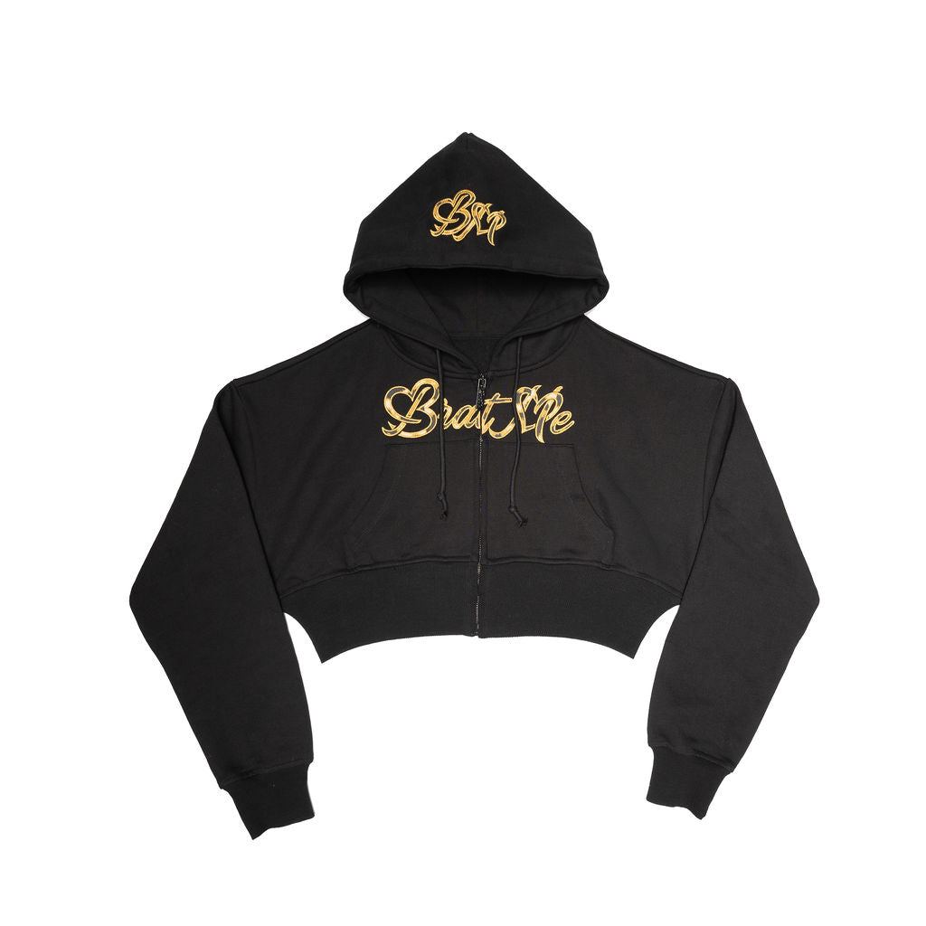 Kitty Noir Zip-Up Hoodie