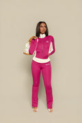 sculpt zip-up (pink)      
